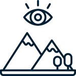 Terrain avec vue sur les montagnes